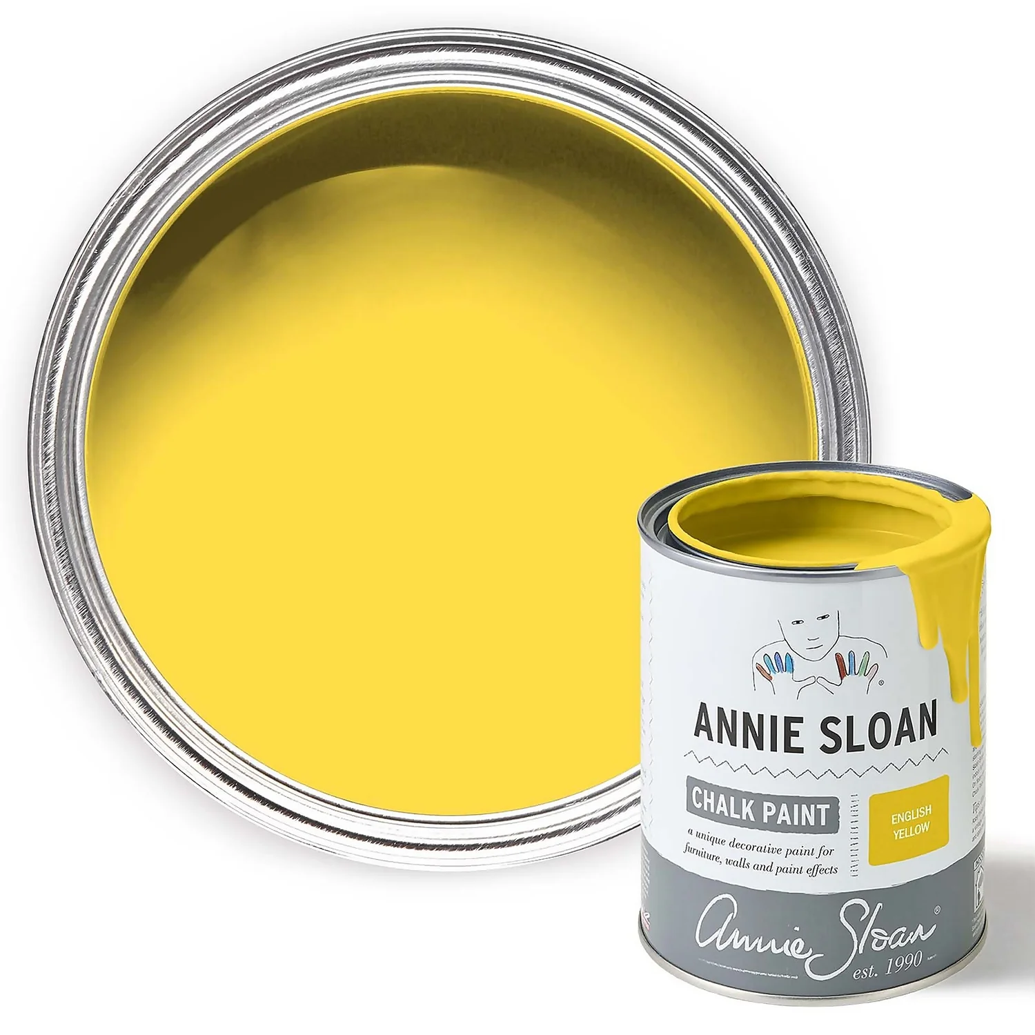 Annie Sloan English Yellow Chalk Paint - 1L 1 Annie Sloan English Yellow Chalk Paint - 1L