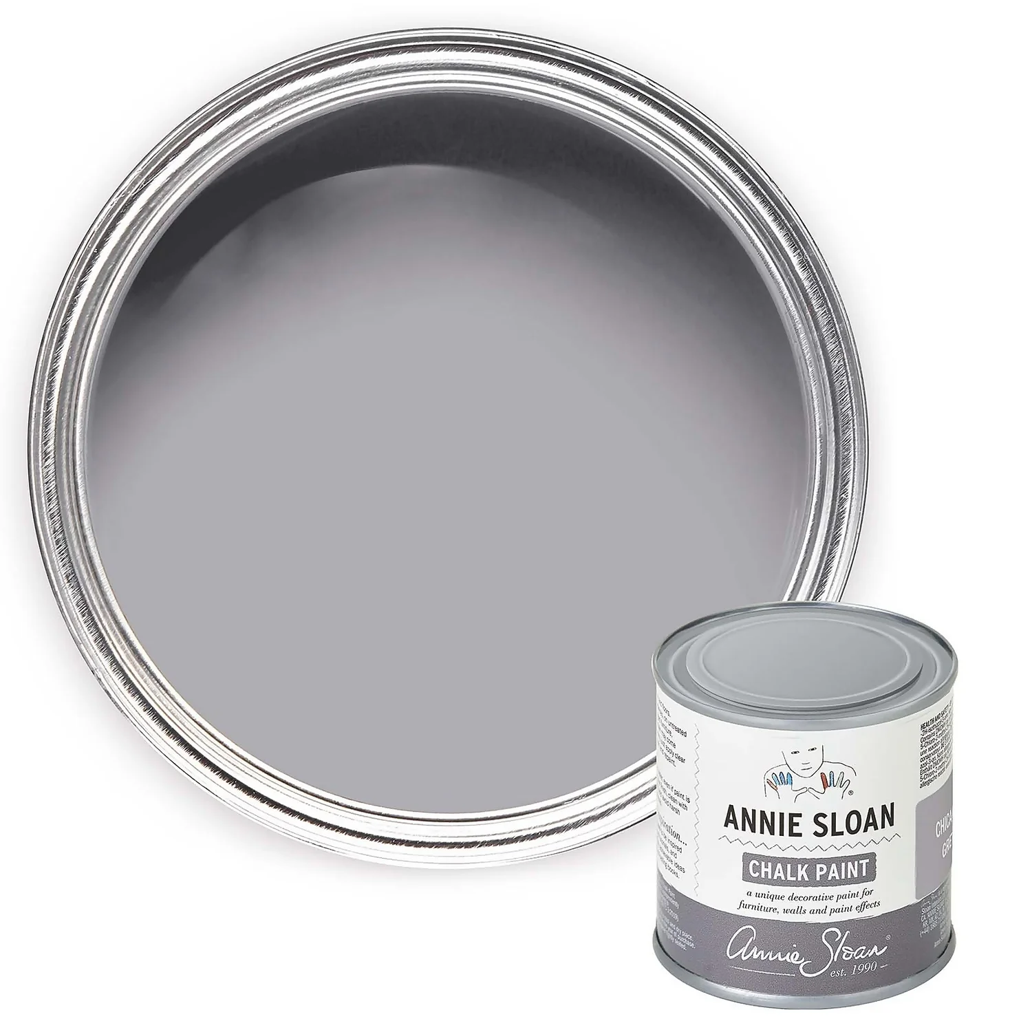 Annie Sloan Chicago Grey Chalk Paint - 120ml 1 Annie Sloan Chicago Grey Chalk Paint - 120ml