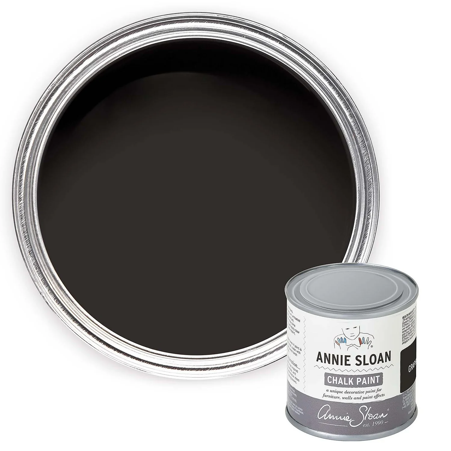 Annie Sloan Graphite Chalk Paint - 120ml 1 Annie Sloan Graphite Chalk Paint - 120ml