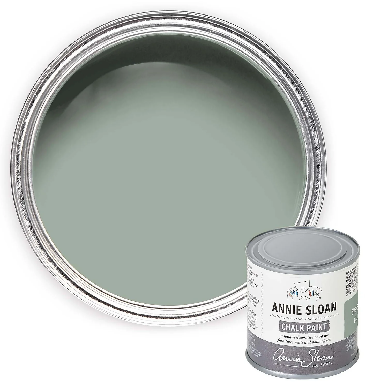 Annie Sloan Svenska Blue Chalk Paint - 120ml 1 Annie Sloan Svenska Blue Chalk Paint - 120ml