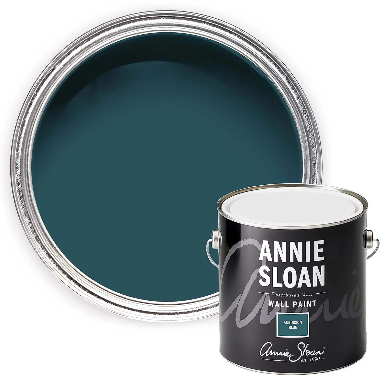 Annie Sloan Wall Paint Aubusson Blue - 2.5L 1 Annie Sloan Wall Paint Aubusson Blue - 2.5L