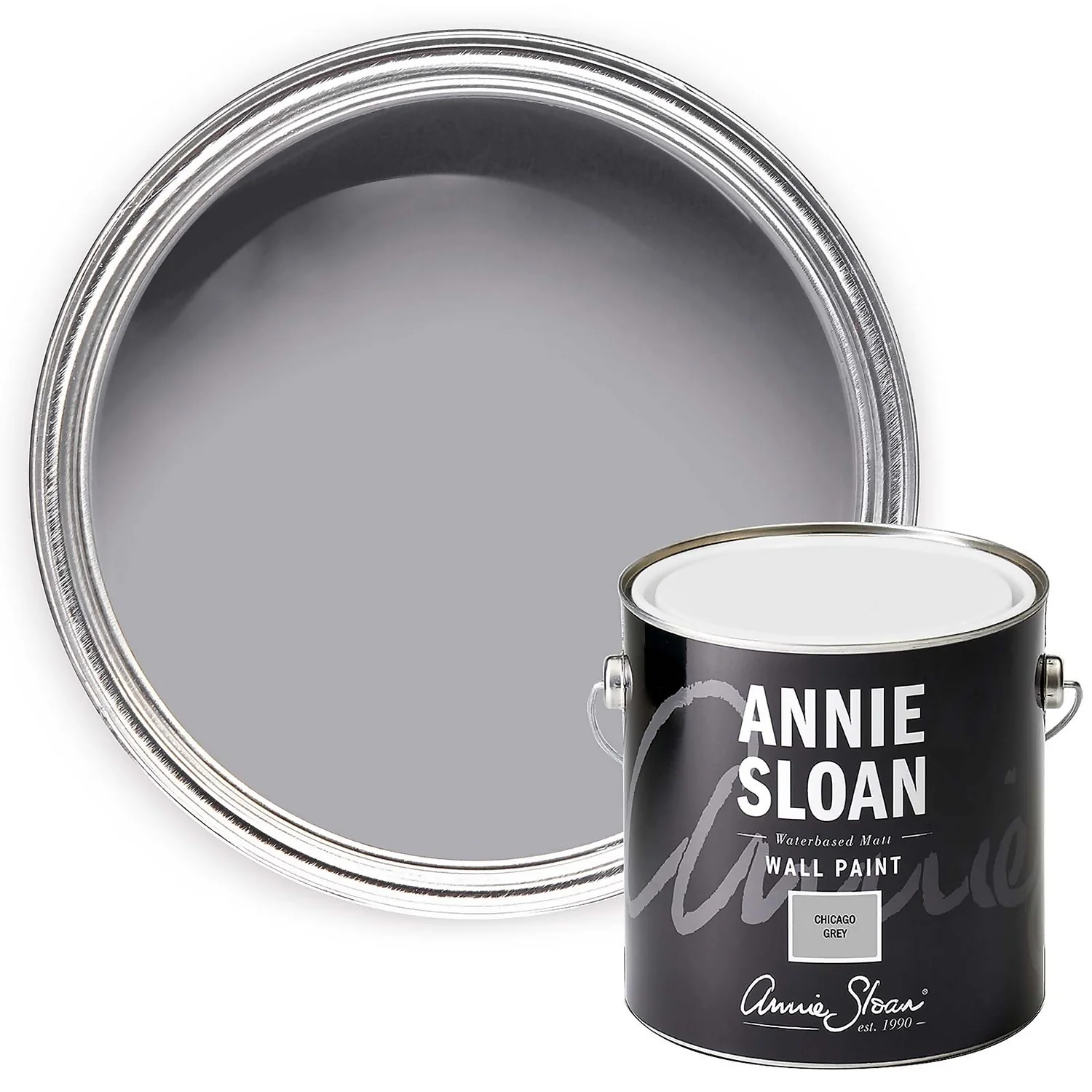 Annie Sloan Wall Paint Chicago Grey - 2.5L 1 Annie Sloan Wall Paint Chicago Grey - 2.5L