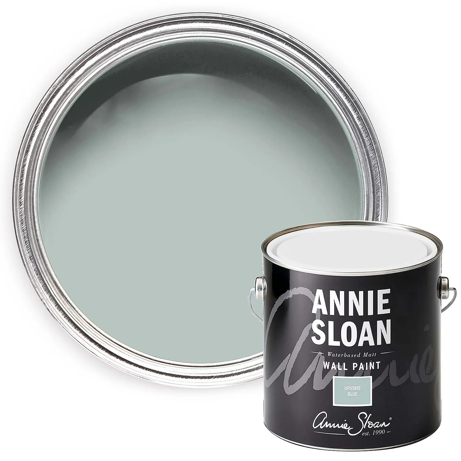 Annie Sloan Wall Paint Upstate Blue - 2.5L 1 Annie Sloan Wall Paint Upstate Blue - 2.5L