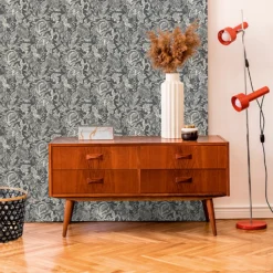 Grandeco Mae Grey Textured Matt Wallpaper 8 Grandeco Mae Grey Textured Matt Wallpaper -Haris Home Shop 13980231 1674998777293178