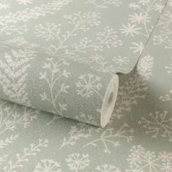 Grandeco Astrid Trail Green Textured Matt Wallpaper -Haris Home Shop 13980241 7835003970448725