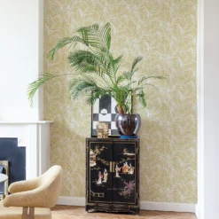 Grandeco Maui Cream Textured Metallic Wallpaper -Haris Home Shop 13980242 7354998777631932