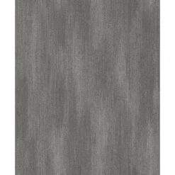 Grandeco Fabric Plain Charcoal Textured Matt Wallpaper