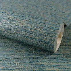 Grandeco Striped Weave Navy Raised Textured Metallic Wallpaper -Haris Home Shop 13980249 9264998778060068