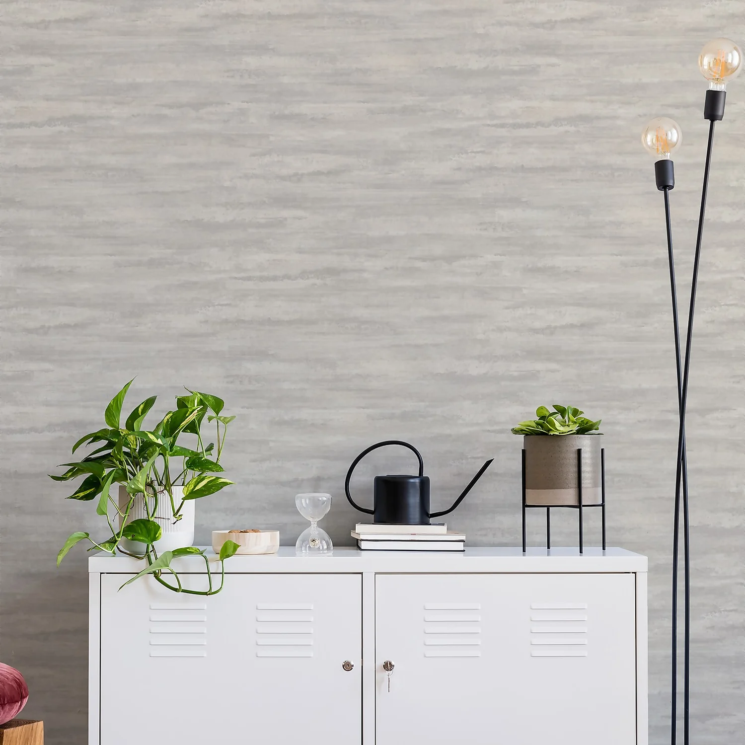 Grandeco Neuhaus Plain Grey Textured Matt Wallpaper 5 Grandeco Neuhaus Plain Grey Textured Matt Wallpaper - Image 5