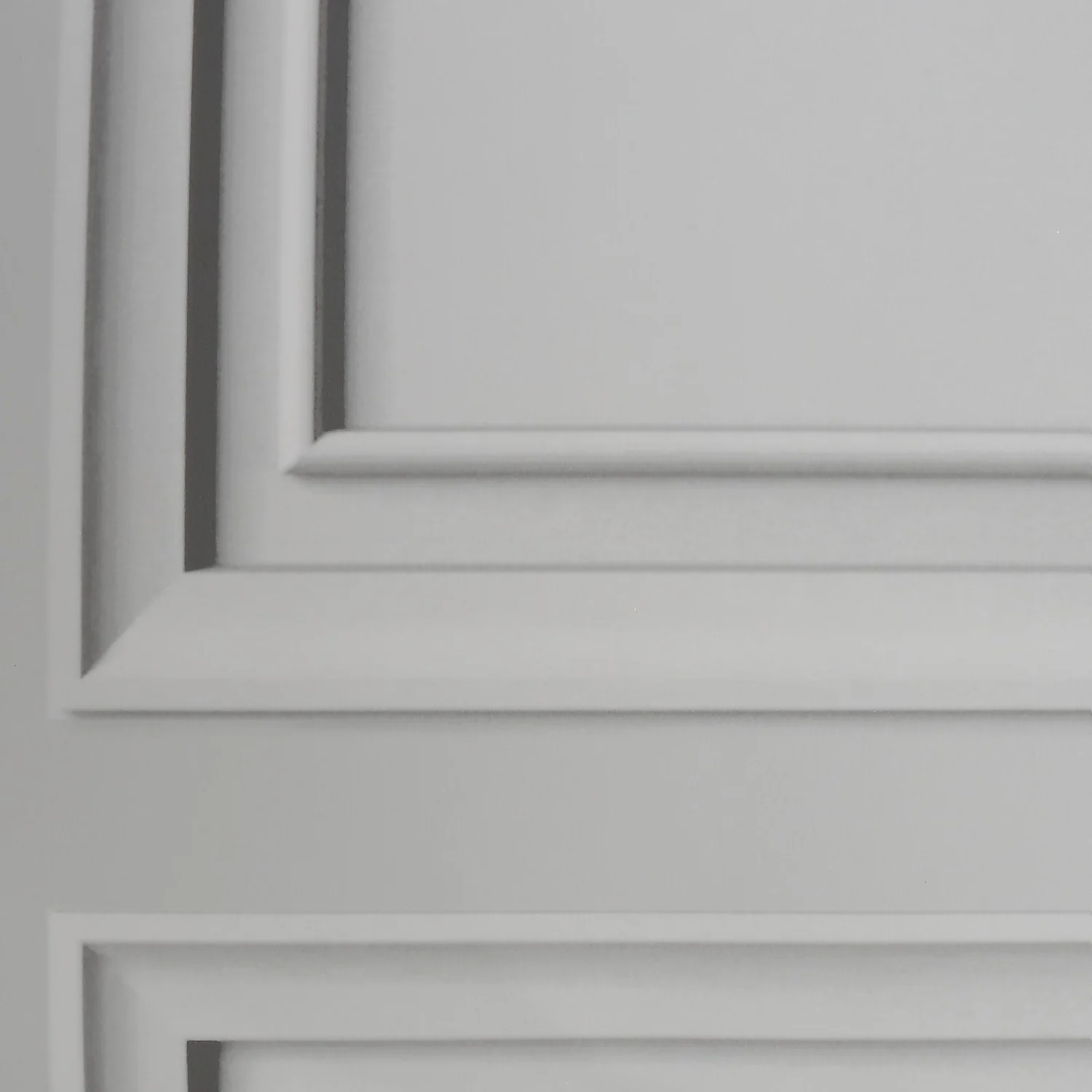 Fresco Wood Panelling Grey Wallpaper 2 Fresco Wood Panelling Grey Wallpaper - Image 2