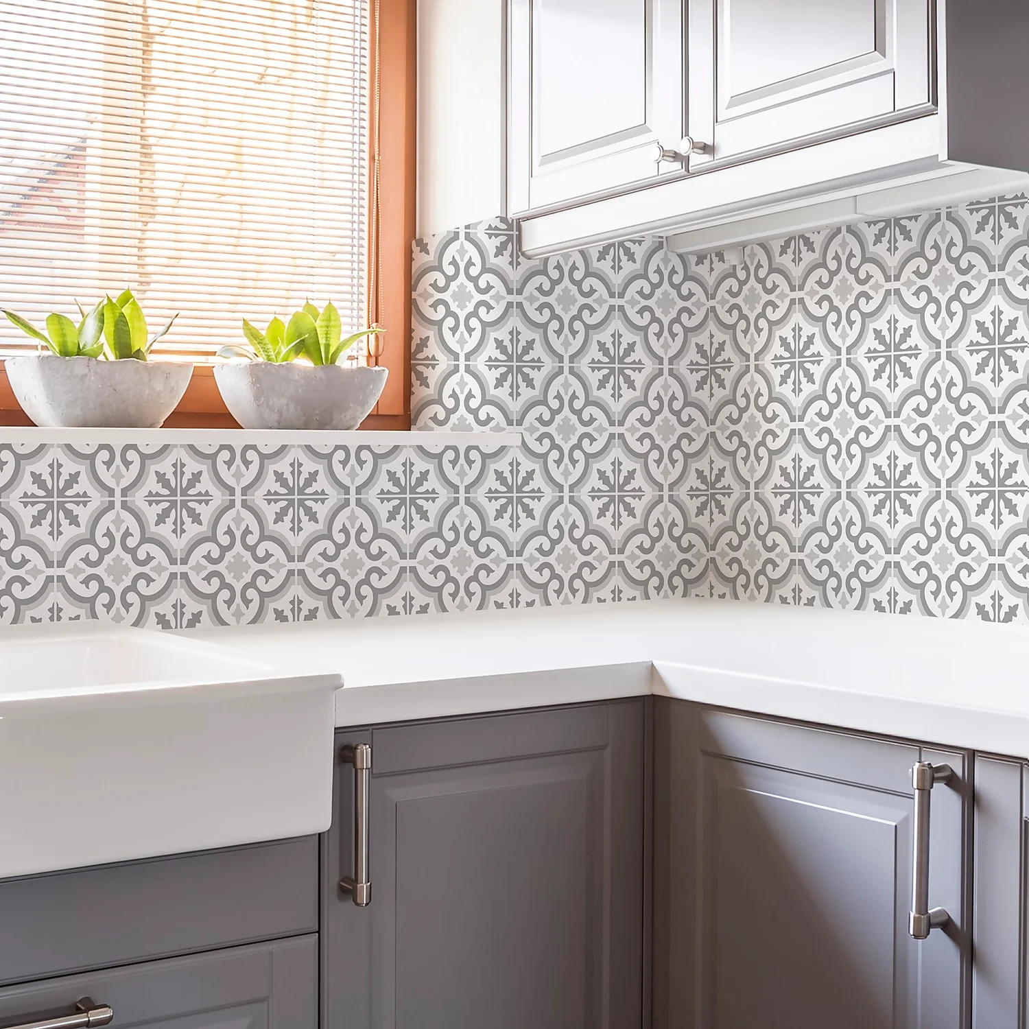 Contour Grecian Grey Wallpaper 4 Contour Grecian Grey Wallpaper - Image 4