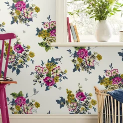 Joules Floral Crème Wallpaper 9 Joules Floral Crème Wallpaper -Haris Home Shop 13991835 4295003725121289
