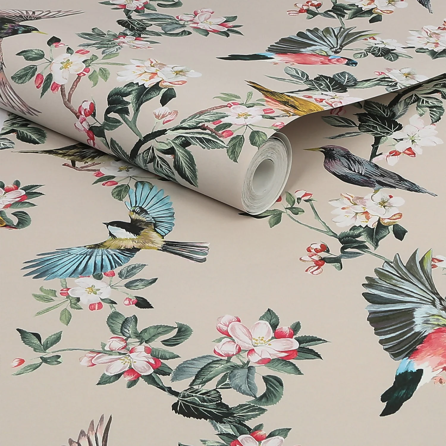 Joules Handford Garden Birds Antique Crème Wallpaper 3 Joules Handford Garden Birds Antique Crème Wallpaper - Image 3