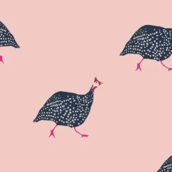 Joules Guinea Fowl Blush Pink Wallpaper 8 Joules Guinea Fowl Blush Pink Wallpaper -Haris Home Shop 13991842 1645003725083222