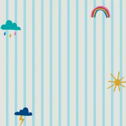 Joules Kids Whatever The Weather Icons Haze Blue Wallpaper -Haris Home Shop 13991847 1035003726229228