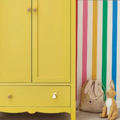 Joules Kids Country Critters Chunky Stripe White And Rainbow Wallpaper -Haris Home Shop 13991849 2115003725412100