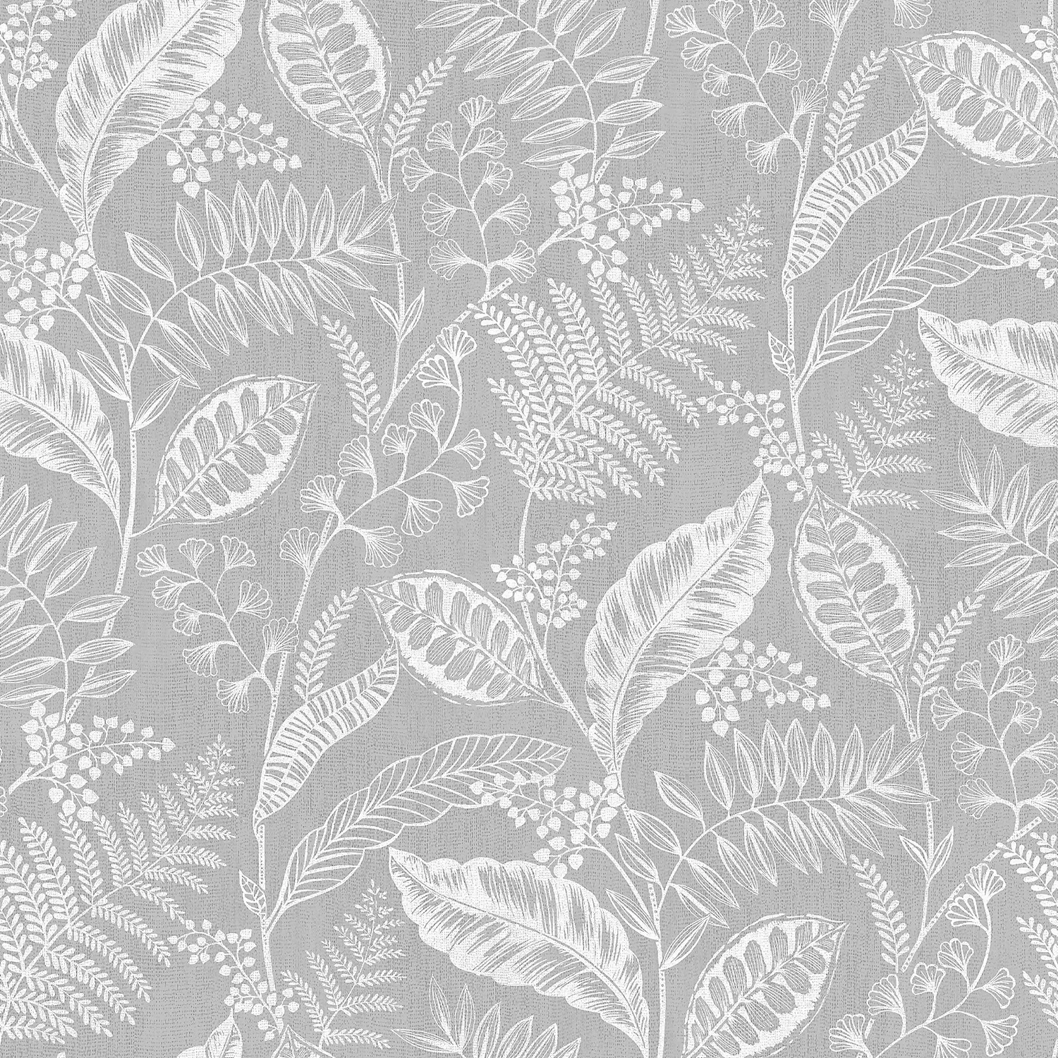 Fresco Artisan Leaf Grey Wallpaper 1 Fresco Artisan Leaf Grey Wallpaper