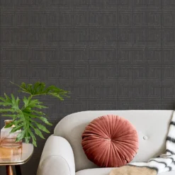 Superfresco Colours Illusion Charcoal Wallpaper 7 Superfresco Colours Illusion Charcoal Wallpaper -Haris Home Shop 13991880 1735003726455749