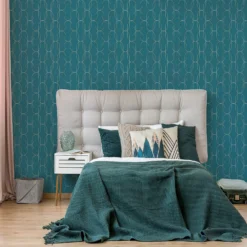 Superfresco Colours Eternity Teal Wallpaper -Haris Home Shop 13991883 1665003726378397