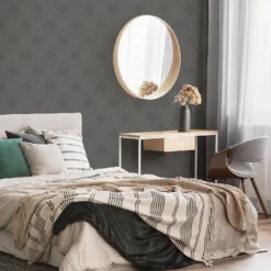 Superfresco Colours Savile Row Charcoal Wallpaper -Haris Home Shop 13991884 6675003726979360