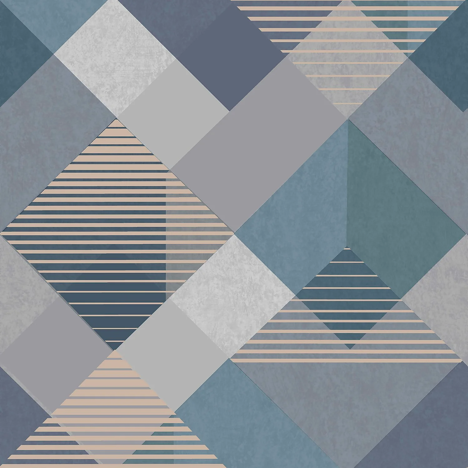 Superfresco Easy Kaleidoscope Denim Wallpaper 1 Superfresco Easy Kaleidoscope Denim Wallpaper