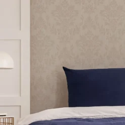 Boutique Royale Damask Champagne Wallpaper -Haris Home Shop 13991908 1655003724395187